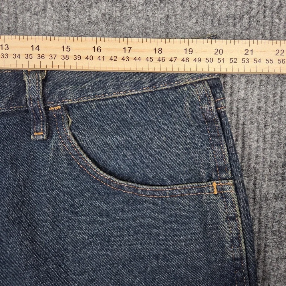 Rustler Classic Mens Relaxed‎ Fit Straight Leg Jeans Dark Wash 40x29 1087634TD